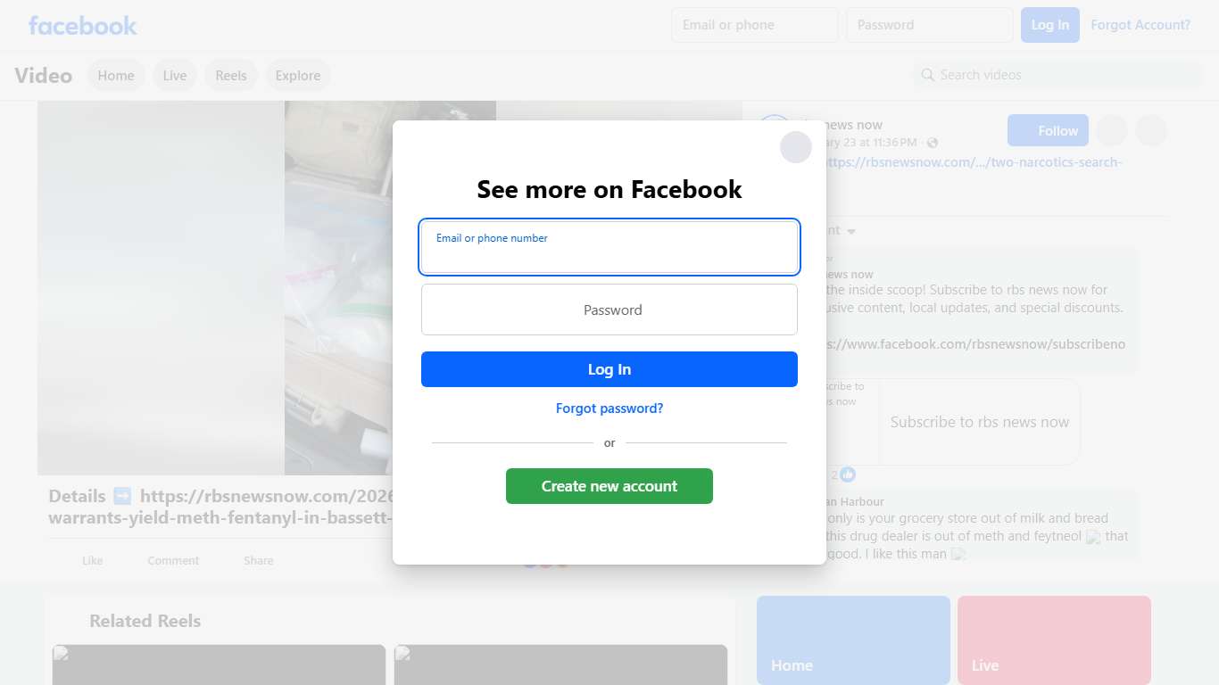 Details ➡️ https://rbsnewsnow.com/2026/01/23/two-narcotics-search-warrants-yield-meth-fentanyl-in-bassett-sheriff-says/ rbs news now Facebook